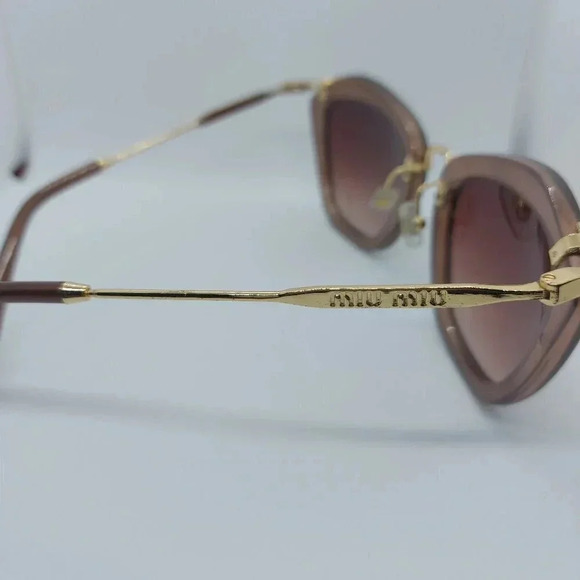 Fashion Brown and Gold Cat  Eye sunglasses - Picture 6 of 12